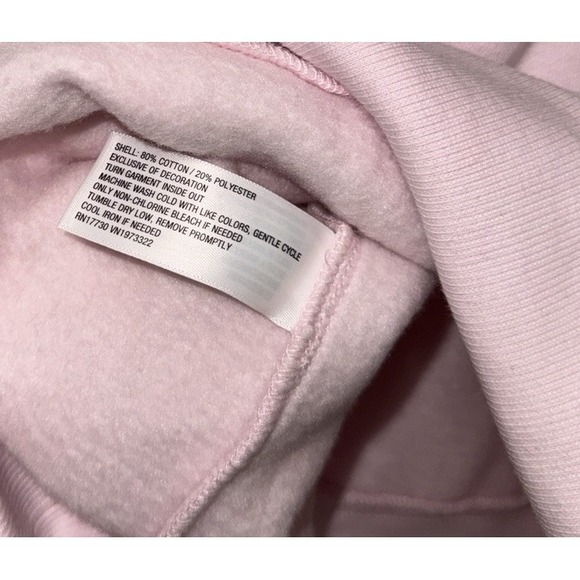 Wild Fable Women's Oversized Graphic Pullover Sweatshirt, M - Light Pink - Picture 12 of 14